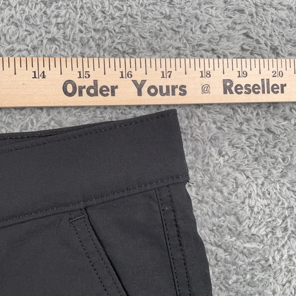 Eddie Bauer Shorts Mens 34 Black Travex Fleece Lined Stretch Outdoor Hiking